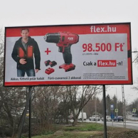 Óriásplakát nyomtatás, kihelyezés