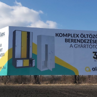 Giga méretű reklámtábla építés