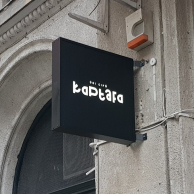 Kaptafa kétoldalas konzolos világító doboz