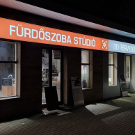 plexi előlapos világító doboz