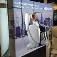 Genesis 3XT világító pop up fal rendezvényen