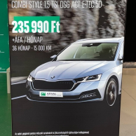 Arval Magyarország - Light up fal