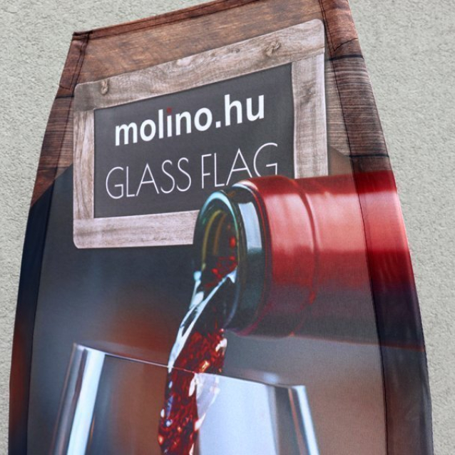 1375 Glass Flag - új termék - nyomat - közelről