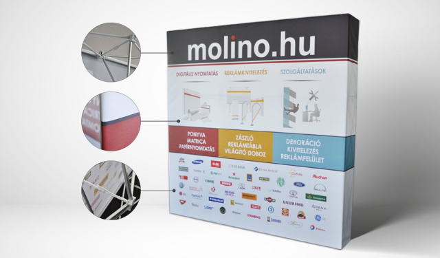 Új generációs 3XT és 4XT pop up falak