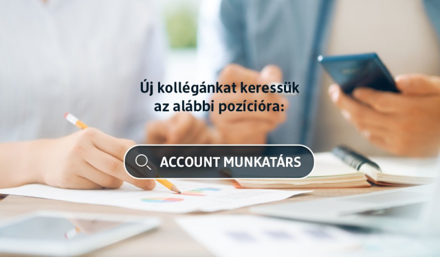 Account új kollégánkat keressük