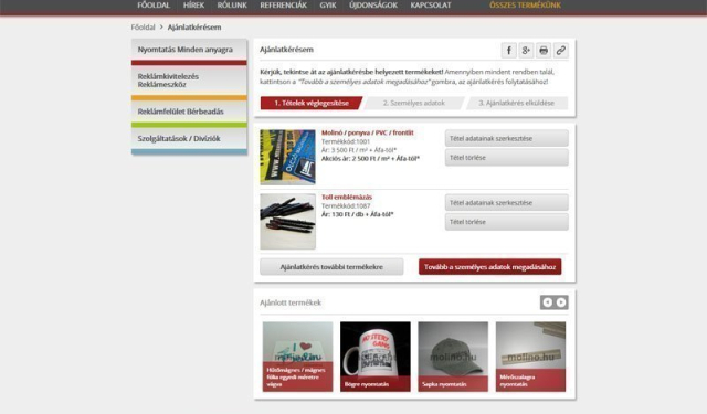Új fejlesztések weboldalunkon
