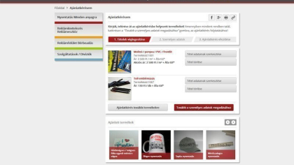 Új fejlesztések weboldalunkon