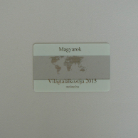 Transparente Plastikkarte 002