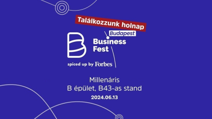 Találkozzunk holnap a Business Fest-en
