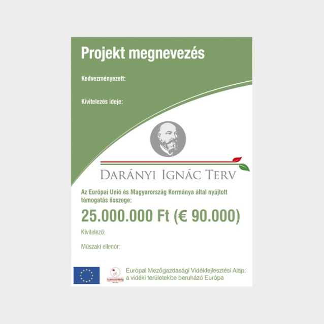Darányi Ignác tábla (Őstermelő) A