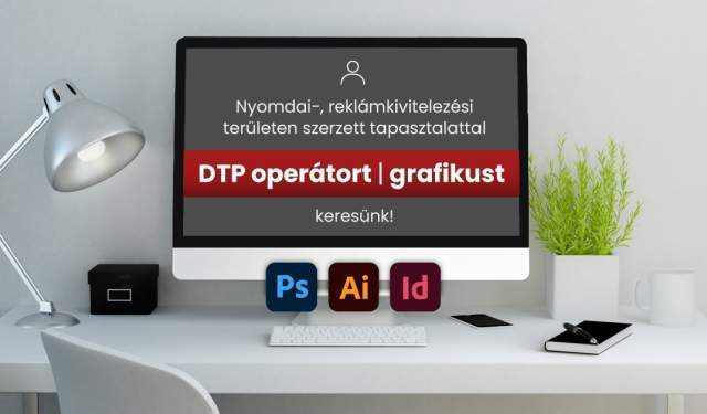 DTP operátort | grafikust keresünk!