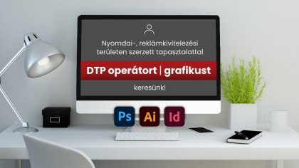 DTP operátort | grafikust keresünk!