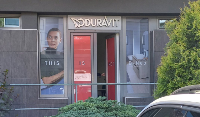 Duravit belső és külső vinyl dekorációja