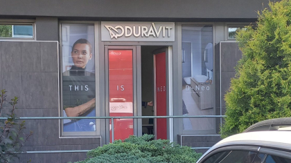 Duravit belső és külső vinyl dekorációja