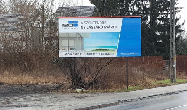 Óriásplakát kampányba kezdett az ISO Ablak Kft.