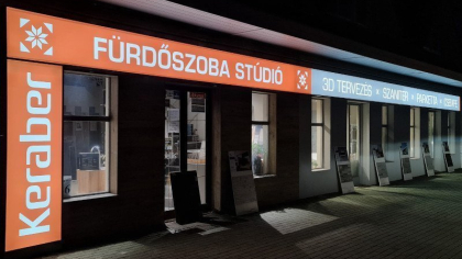 Keraber világító reklámberendezések