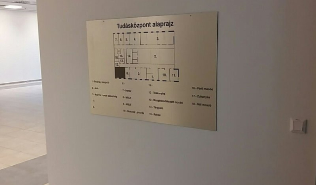 Nemzeti Lovarda irányító és információs táblák