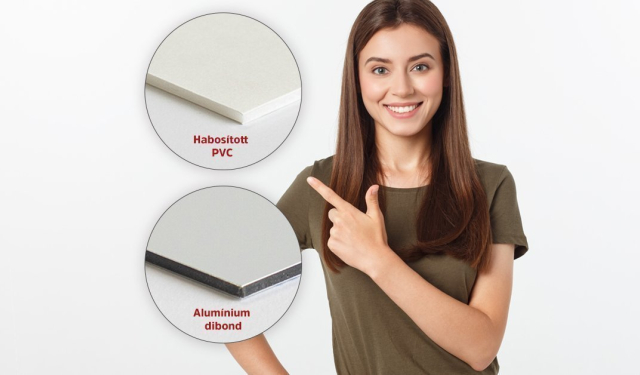 Habosított PVC vagy dibond – mikor melyiket?