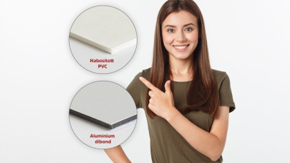 Habosított PVC vagy dibond – mikor melyiket?