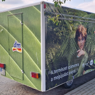 PRAUTO szépségbusz - 2024 dekoráció hátulja jobbról