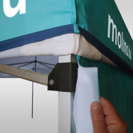 Promóciós sátor - mobil pavilon - oldalfal