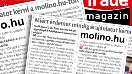 Molino Kft. a Trade magazinban