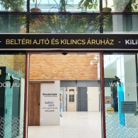 Világító doboz kültéren