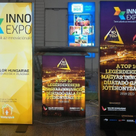 Világító textil doboz gyártása az INNO EXPO-ra
